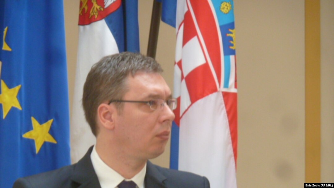 Aleksandar Vučić prilikom posjeta Hrvatskoj, 29. travanj 2013.