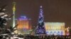 Майдан в рождественские дни, пять лет спустя после "оранжевой революции".