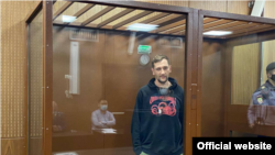 Олег Навални во Судот во Москва. 