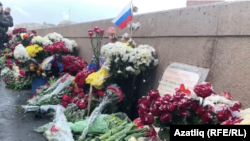 Podul unde a fost asasinat Boris Nemțov, la Moscova