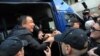 Николай Димитров пристига с конвоя си от "Съдебна охрана" в Несебър