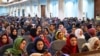 Gratë afgane marrin pjesë në një ngjarje para Ditës Ndërkombëtare të Gruas, në Kabul, 7 Mars 2021. 