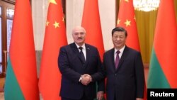 Лукашенко и Си Цзиньпин, 1 марта 2023 года