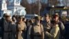 Збор удзельнікаў прабегу ў Вілейцы