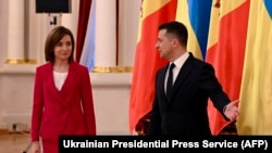 Майя Санду и Владимир Зеленский, Киев, 12 января, 2021