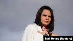 Белорускиот опозициски лидер Свјатлана Циханускаја