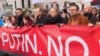 Grab: Germany/Russia -- Russian opposition's anti-war march, Berlin, November 17, 2024