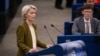 Ursula von der Leyen, la susținerea discursului despre Starea Uniunii în Parlamentul European - Strasbourg, Franța, 10 septembrie 2025.