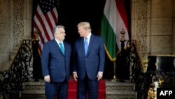 La 8 martie, administrația premierului Viktor Orbán a distribuit presei acestă fotografie în care liderul ungur este primit de Donald Trump la reședința din Florida a fostului președinte republican. 