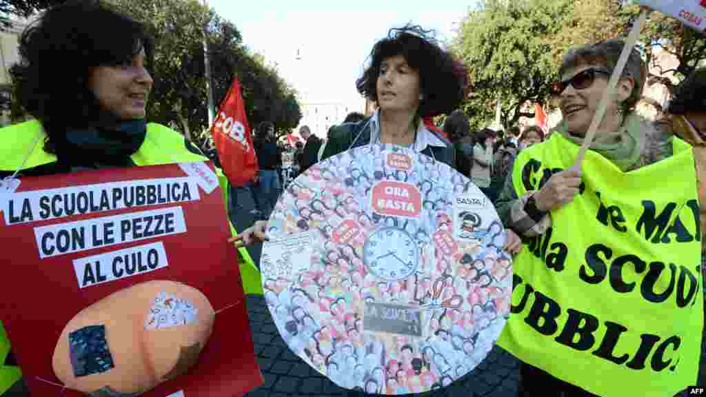 Italija, Rim, 14. novembar 2012. Foto: AFP / Andreas Solaro 