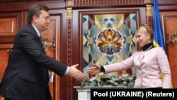 Виктор Янукович и Юлия Тимошенко, 2007
