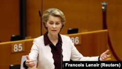 Președinta Comisiei Europene, Ursula von der Leyen, iunie 2020.